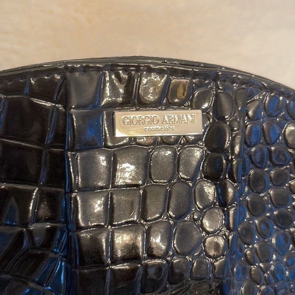 Giorgio Armani Cosmetic Catch All Case Black - Picture 2 of 9